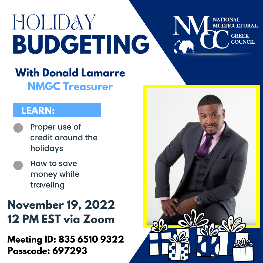 NMGC Holiday Budgeting flyer